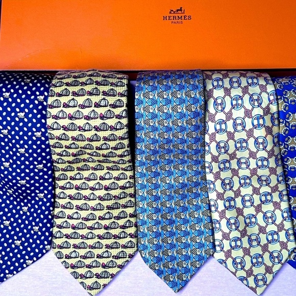 Hermes Other - Authentic Hermes 👔4 Piece Tie Bundle 👔